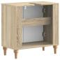 Preview: Waschbeckenschrank ALKMAAR Sonoma-Eiche 59,5 x 31,5 x 59 cm