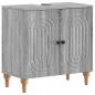 Preview: ARDEBO.de - Waschbeckenschrank ALKMAAR Sonoma-Grau 59,5 x 31,5 x 59 cm