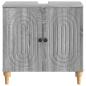Preview: Waschbeckenschrank ALKMAAR Sonoma-Grau 59,5 x 31,5 x 59 cm
