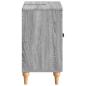 Preview: Waschbeckenschrank ALKMAAR Sonoma-Grau 59,5 x 31,5 x 59 cm
