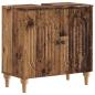 Preview: ARDEBO.de - Waschbeckenschrank ALKMAAR Altholz 59,5 x 31,5 x 59 cm