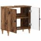 Preview: Waschbeckenschrank ALKMAAR Altholz 59,5 x 31,5 x 59 cm