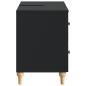 Preview: Waschbeckenschrank ALKMAAR Schwarz 82 x 41 x 59 cm