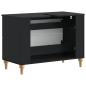 Preview: Waschbeckenschrank ALKMAAR Schwarz 82 x 41 x 59 cm