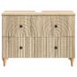 Preview: Waschbeckenschrank ALKMAAR Sonoma-Eiche 82 x 41 x 59 cm