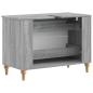 Preview: Waschbeckenschrank ALKMAAR Sonoma-Grau 82 x 41 x 59 cm