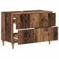 Preview: Waschbeckenschrank ALKMAAR Altholz 82 x 41 x 59 cm