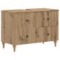 Preview: ARDEBO.de - Waschbeckenschrank ALKMAAR Artisan-Eiche 82 x 41 x 59 cm