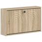 Preview: Wandmontierter Schuhschrank ALKMAAR 71 x 17 x 43 cm