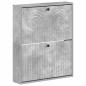Preview: Wandmontierter Schuhschrank ALKMAAR 71 x 17 x 86 cm Betongrau