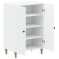 Preview: Schuhschrank ALKMAAR 59,5 x 39,5 x 90 cm Holzwerkstoff Weiß