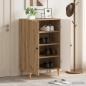 Preview: ARDEBO.de - Schuhschrank ALKMAAR 59,5 x 39,5 x 90 cm Holzwerkstoff