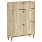 Preview: Schuhschrank ALKMAAR 78 x 24 x 103 cm Holzwerkstoff