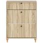 Preview: Schuhschrank ALKMAAR 78 x 24 x 103 cm Holzwerkstoff
