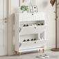 Preview: ARDEBO.de - Schuhschrank ALKMAAR 78 x 24 x 103 cm Holzwerkstoff