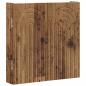 Preview: Dartboard Schrank ALKMAAR Altholz 52,5 x 10,5 x 53,5 cm