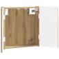 Preview: Dartboard Schrank ALKMAAR Artisan-Eiche 52,5 x 10,5 x 53,5 cm