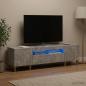 Preview: LED-TV-Schrank ALKMAAR 153 x 35 x 43 cm Betongrau Holzwerkstoff