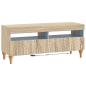 Preview: LED-TV-Schrank ALKMAAR 100 x 35 x 43 cm Sonoma-Eiche