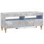 Preview: LED-TV-Schrank ALKMAAR 100 x 35 x 43 cm Betongrau Holzwerkstoff
