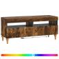 Preview: LED-TV-Schrank ALKMAAR 100 x 35 x 43 cm Raucheiche