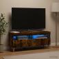 Preview: LED-TV-Schrank ALKMAAR 100 x 35 x 43 cm Raucheiche