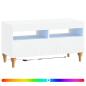 Preview: LED-TV-Schrank ALKMAAR 81 x 35 x 43 cm Weiß Holzwerkstoff