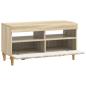 Preview: LED-TV-Schrank Sonoma-Eiche Holzwerkstoff