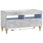 Preview: LED-TV-Schrank ALKMAAR 81 x 35 x 43 cm Betongrau Holzwerkstoff