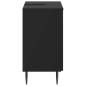 Preview: Waschbeckenschrank ZWOLLE Schwarz 59,5 x 31,5 x 59 cm