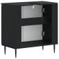 Preview: Waschbeckenschrank ZWOLLE Schwarz 59,5 x 31,5 x 59 cm