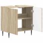 Preview: Waschbeckenschrank ZWOLLE Sonoma-Eiche 59,5 x 31,5 x 59 cm