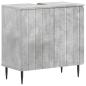 Preview: Waschbeckenschrank ZWOLLE Betongrau 59,5 x 31,5 x 59 cm