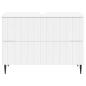 Preview: Waschbeckenschrank ZWOLLE Weiß 82 x 41 x 58,5 cm Holzwerkstoff