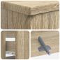 Preview: Waschbeckenschrank ZWOLLE Sonoma-Eiche 82 x 41 x 58,5 cm