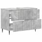 Preview: Waschbeckenschrank ZWOLLE Betongrau 82 x 41 x 58,5 cm