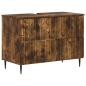 Preview: Waschbeckenschrank ZWOLLE Raucheiche 82 x 41 x 58,5 cm