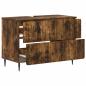 Preview: Waschbeckenschrank ZWOLLE Raucheiche 82 x 41 x 58,5 cm