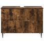 Preview: Waschbeckenschrank ZWOLLE Raucheiche 82 x 41 x 58,5 cm