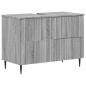 Preview: ARDEBO.de - Waschbeckenschrank ZWOLLE Sonoma-Grau 82 x 41 x 58,5 cm