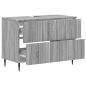 Preview: Waschbeckenschrank ZWOLLE Sonoma-Grau 82 x 41 x 58,5 cm