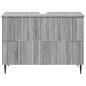 Preview: Waschbeckenschrank ZWOLLE Sonoma-Grau 82 x 41 x 58,5 cm