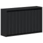 Preview: Wandmontierter Schuhschrank ZWOLLE 71 x 17 x 43 cm Schwarz