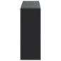 Preview: Wandmontierter Schuhschrank ZWOLLE 71 x 17 x 43 cm Schwarz