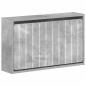 Preview: Wandmontierter Schuhschrank ZWOLLE 71 x 17 x 43 cm Betongrau