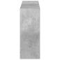 Preview: Wandmontierter Schuhschrank ZWOLLE 71 x 17 x 43 cm Betongrau