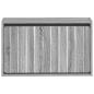 Preview: Wandmontierter Schuhschrank ZWOLLE 71 x 17 x 43 cm Sonoma-Grau