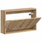 Preview: Wandmontierter Schuhschrank ZWOLLE 71 x 17 x 43 cm