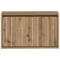 Preview: Wandmontierter Schuhschrank ZWOLLE 71 x 17 x 43 cm
