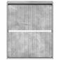 Preview: Wandmontierter Schuhschrank ZWOLLE 71 x 17 x 86 cm Betongrau
